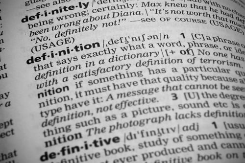 defining vocabulary in business